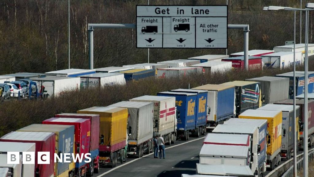 Post Brexit Border Checks May Triple Queues To Port Bbc News 