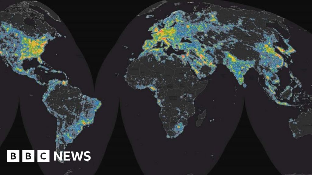 Light pollution 'affects 80% of people'