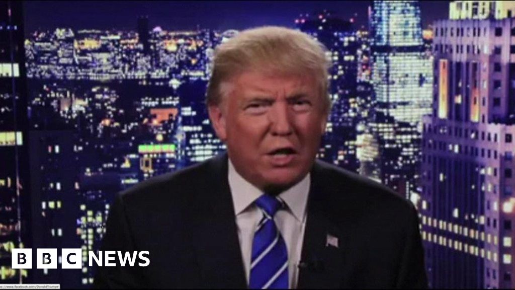 Trump Apologises Over Lewd Comments On Women Bbc News