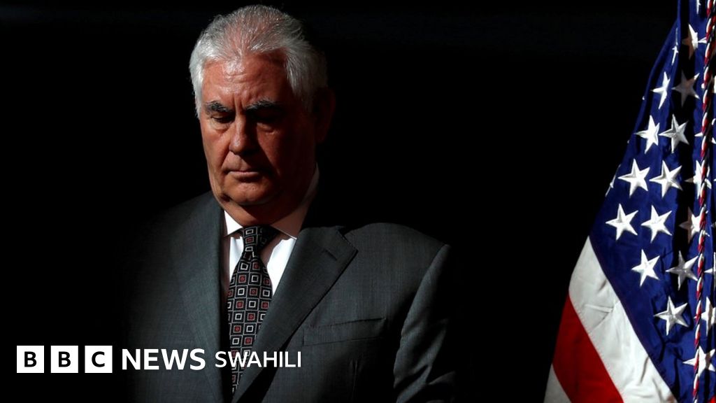Trump amfuta kazi Waziri wa mambo ya nje Tillerson
