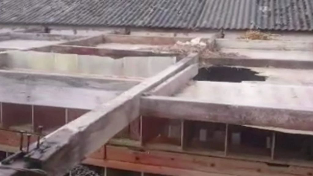 Roof is blown from shed and pigeon house in County Tyrone