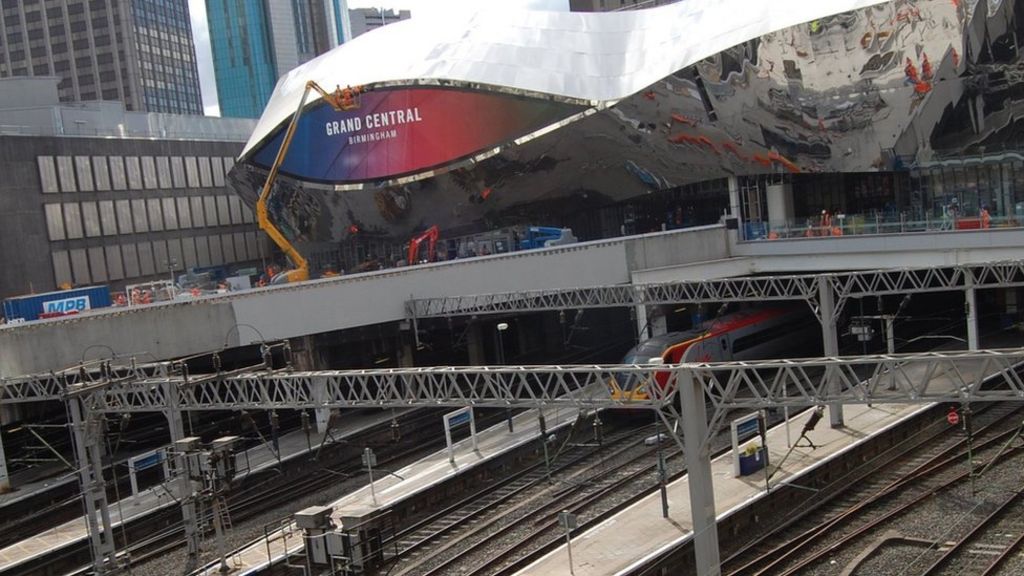 Partially-sighted man falls on to tracks at Birmingham New Street