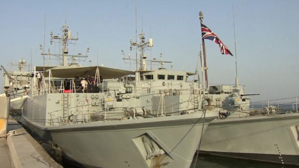 New UK naval base HMS Juffair opens in Bahrain - BBC News