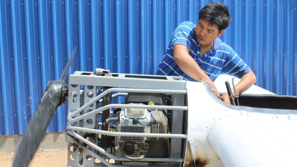 The man who built his plane using YouTube videos