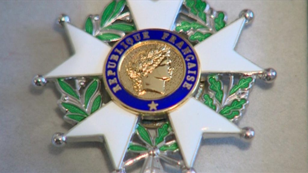 WW2 veterans honoured with highest French military honour