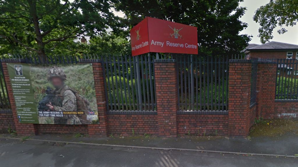 Man with axe and knives arrested near Kidderminster Army Reserve base