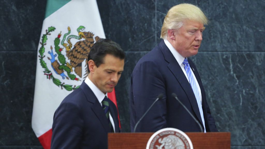 Trump Slams Mexico As Leader Cancels Trip Bbc News Trump Slams Mexico As Leader Cancels Trip Bbc News
