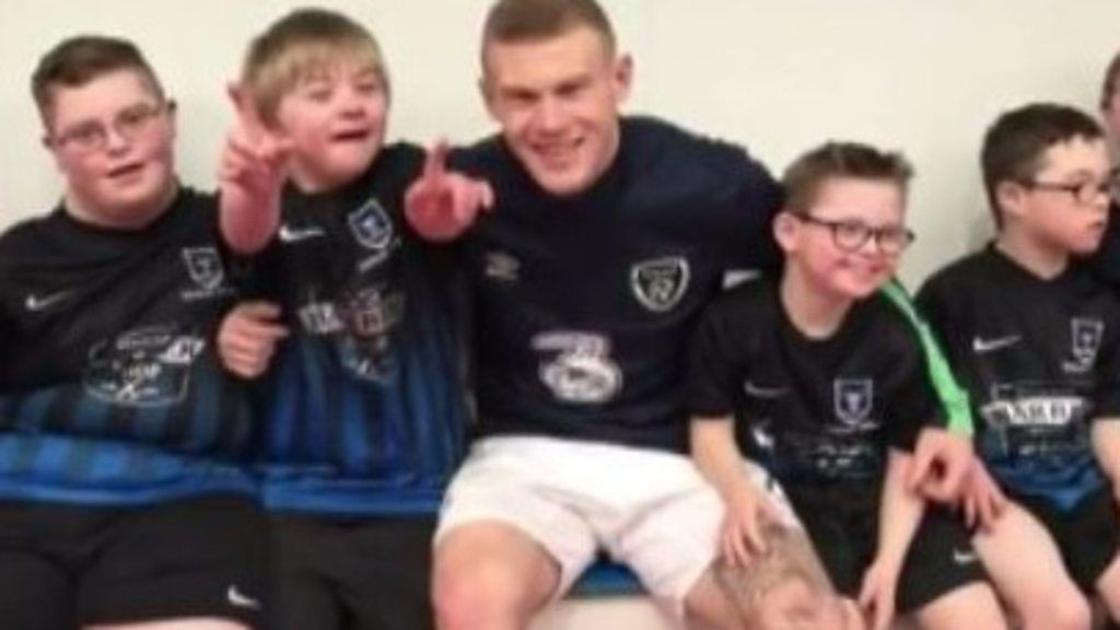 James McClean pitches in for kids