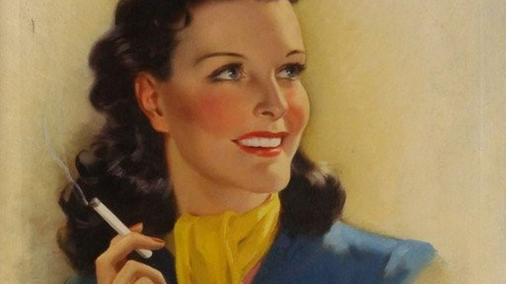 Rare cigarette paintings up for auction