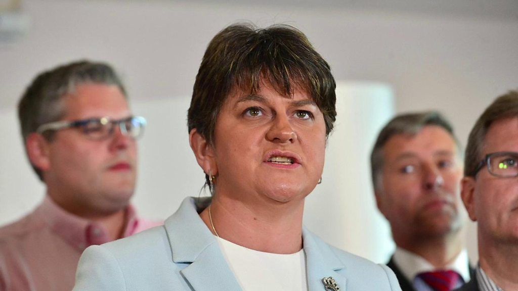 Who is Arlene Foster, the leader of the DUP?