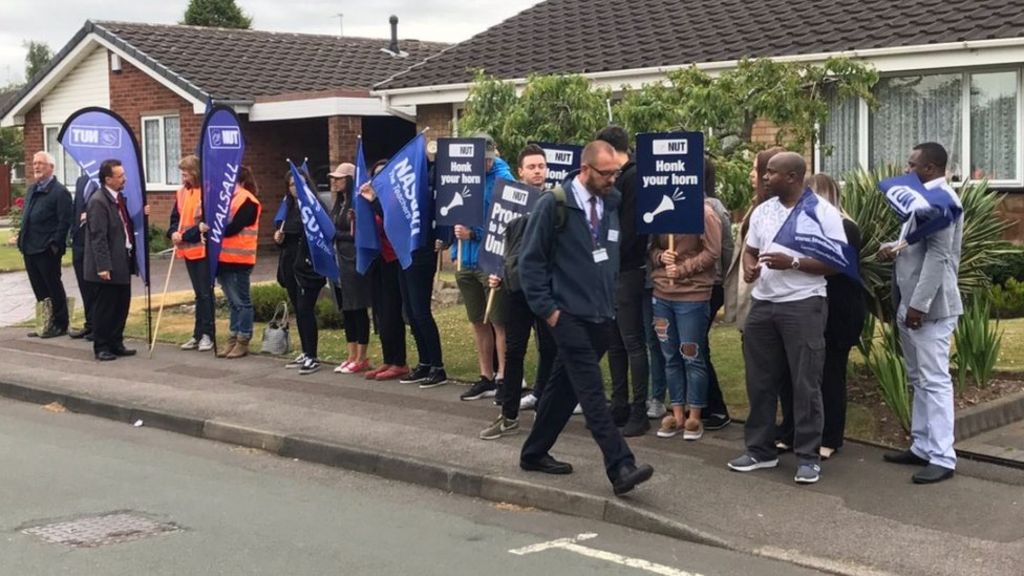 Strike at school where pupils threw food at inspectors
