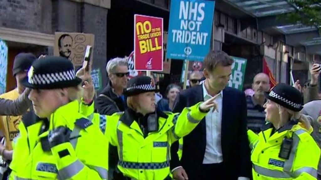 Manchester march Large protest at Tory conference BBC News