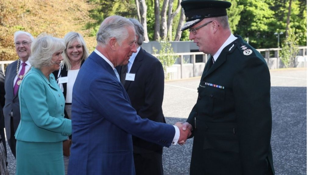 Prince opens police garden of remembrance in Belfast