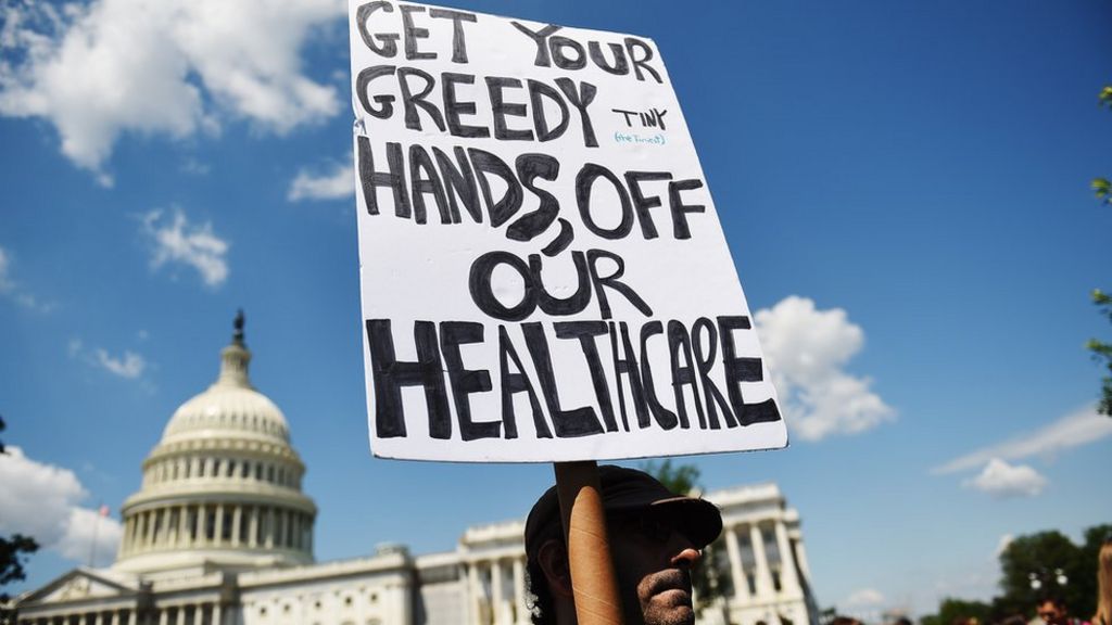 Senate healthcare bill leaves 22m more without cover, CBO says