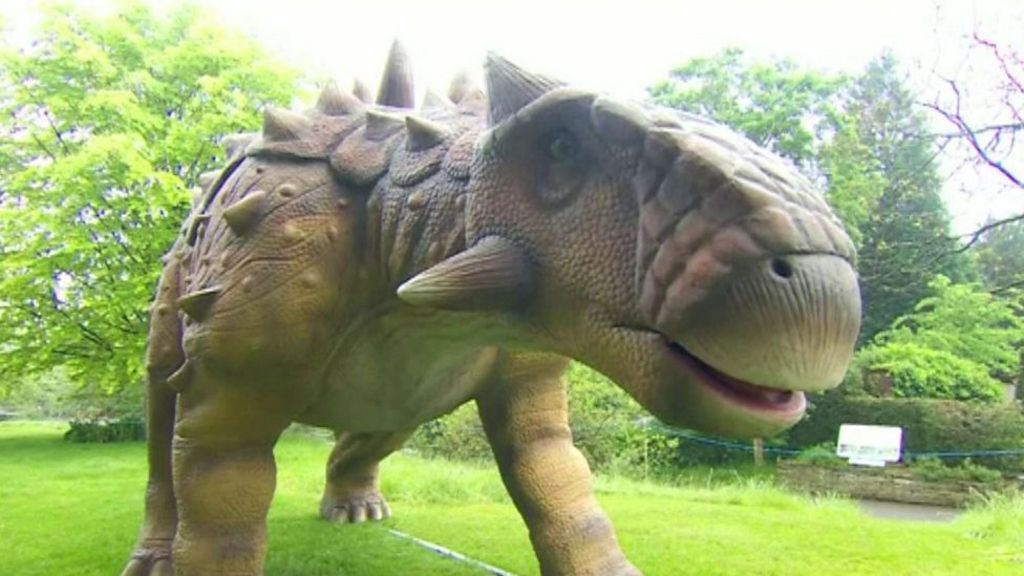 Grrr: Watch out for the dinosaurs roaming Birmingham