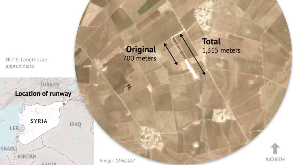 Syria Conflict Us Expanding Air Strip In Kurdish North Bbc News