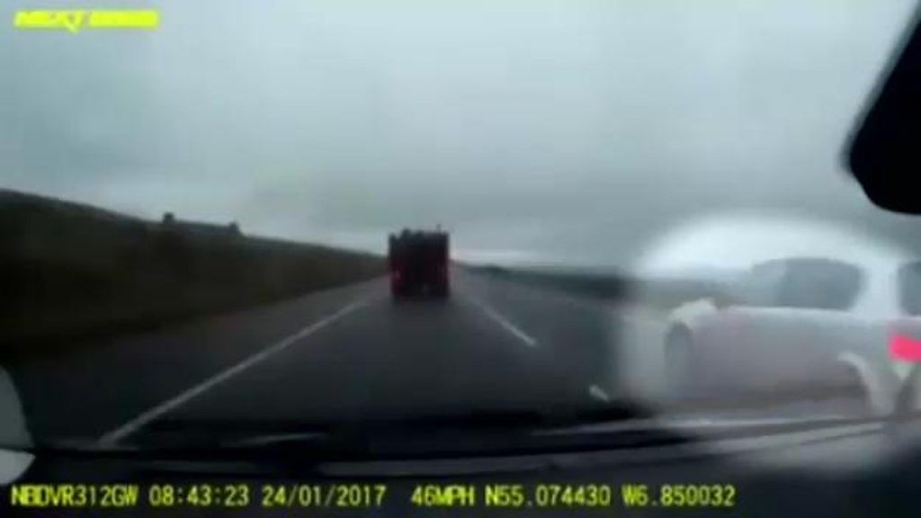 Dashcam footage of 'worst driving' judge has seen
