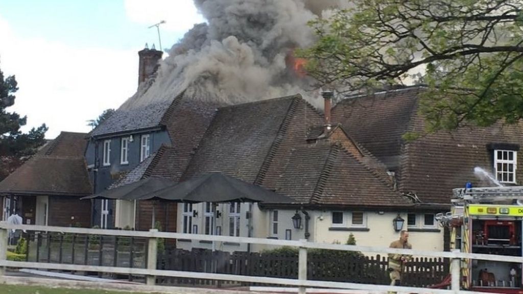 Poole Miller & Carter fire: Emergency crews tackle restaurant blaze