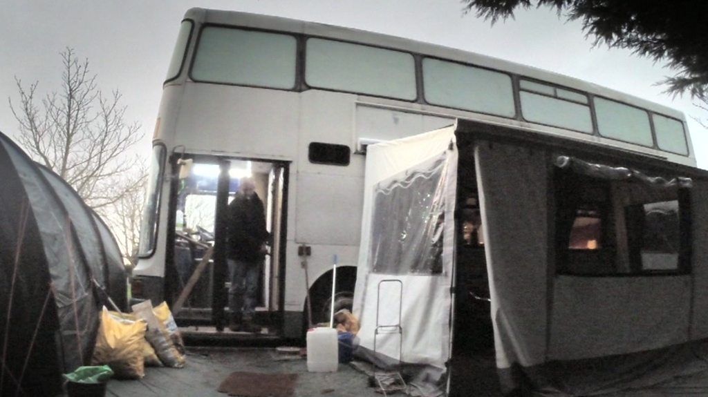 The homeless shelter on four wheels BBC News