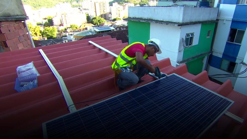 How solar power is changing lives in the Santa Marta favela in Rio
