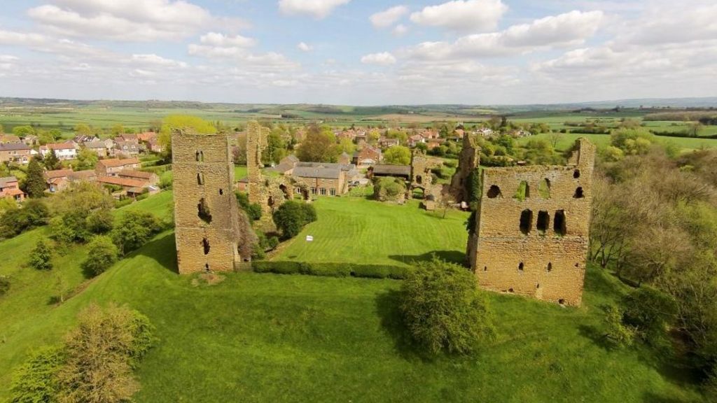 Sheriff Hutton Castle goes up for sale as part of £1.1m sale BBC News