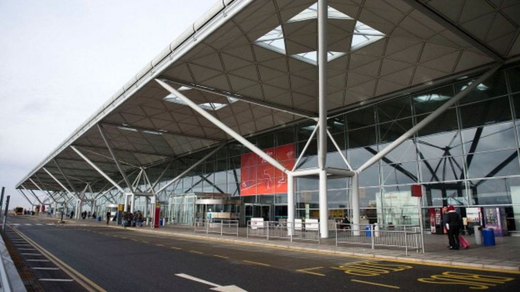 Stansted Airport terror police arrest man, 37