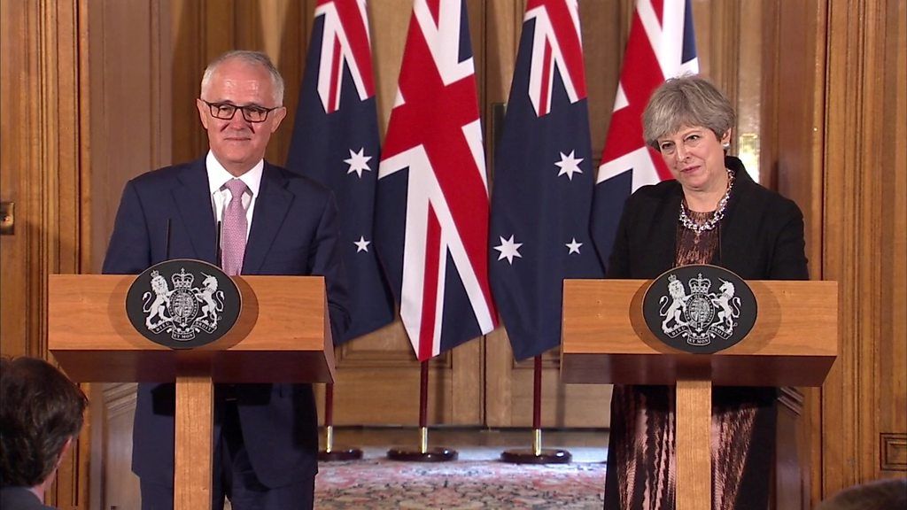 Australian PM wants UK trade deal 'as soon as possible'