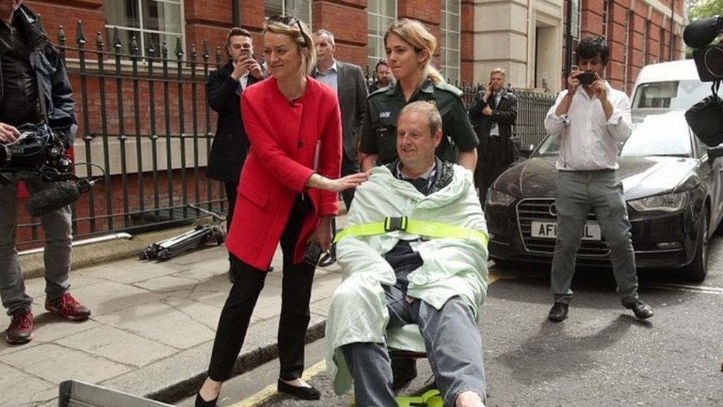 BBC cameraman's foot run over by Jeremy Corbyn car