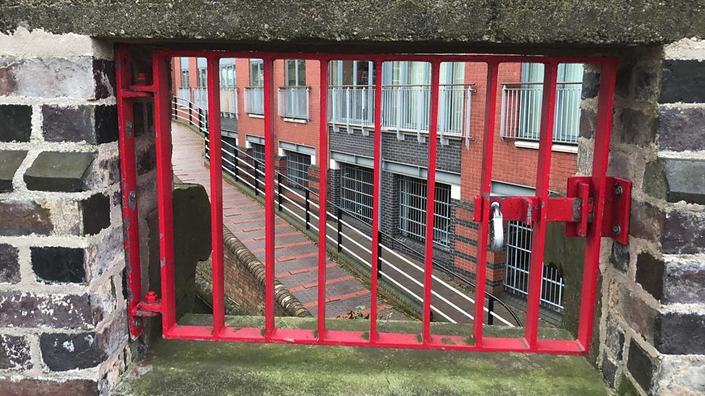 Why are there red doors in bridges?