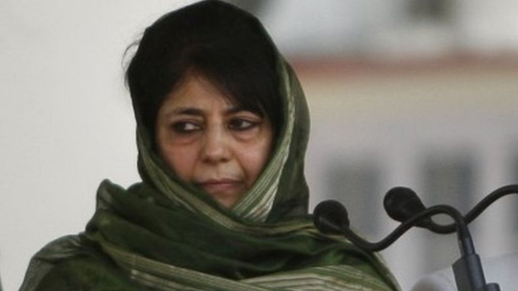 Mehbooba Mufti: Kashmir's first woman chief minister - BBC News