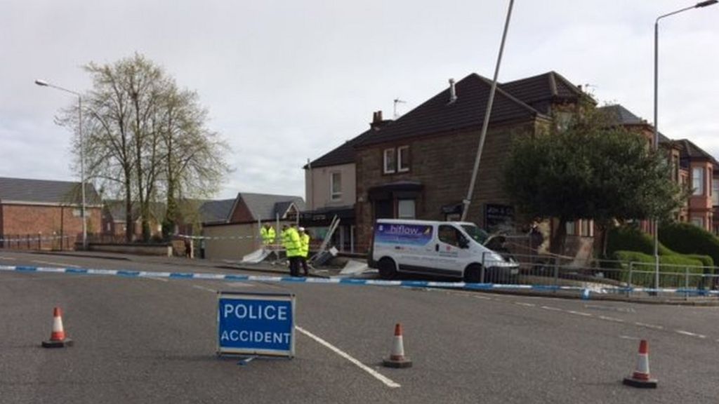Schoolboy among bus stop crash injured in Clydebank