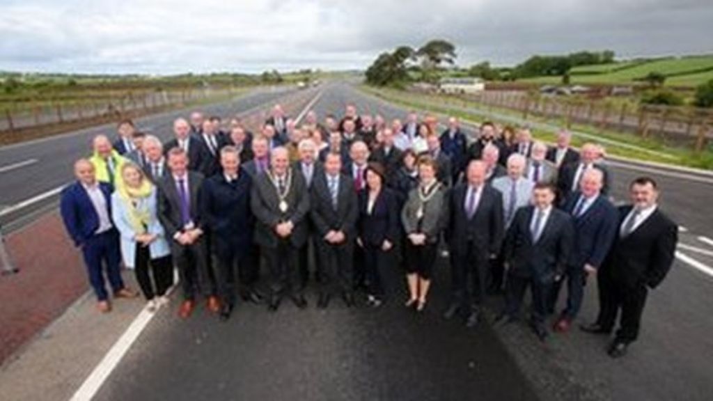 The new £55m A26 Frosses Road dualling scheme opens