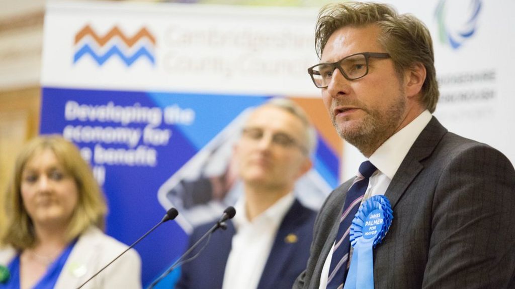 Tory James Palmer is the first mayor of Cambridgeshire and Peterborough