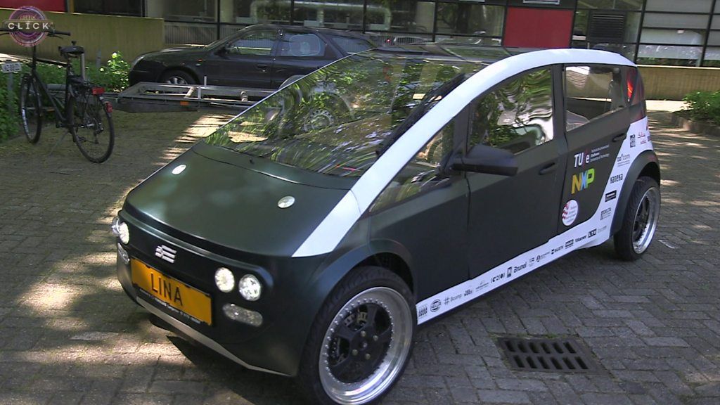 Driving a car made from biodegradable materials