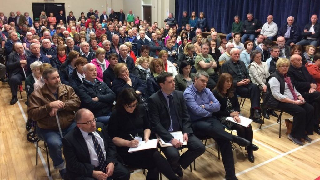 Protest against closure of Roslea GP surgery
