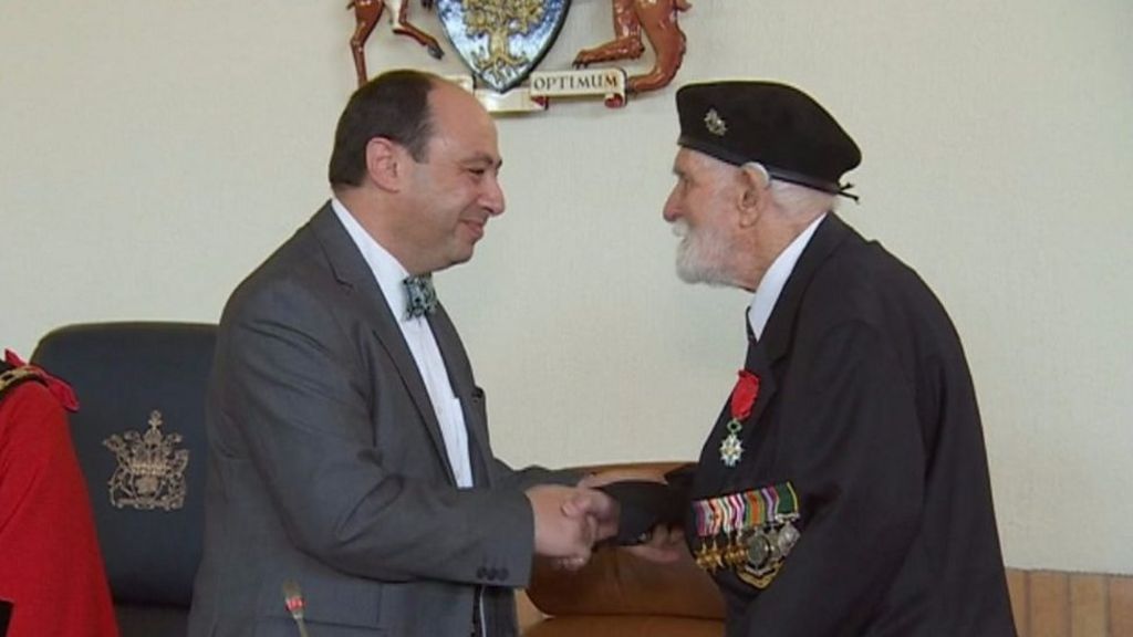 Légion d'Honneur for World War Two veteran Don Sutton