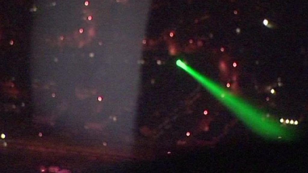 Lasers should be classed as offensive weapons pilots' union BBC News