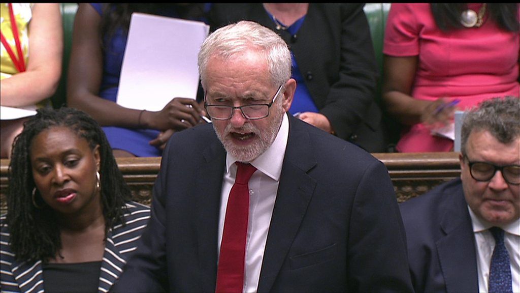 PMQs: Corbyn and May on UK economy and leadership