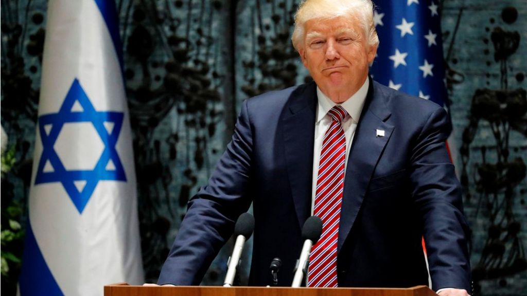 Trump Warns Of Iranian Nuclear Threat On Visit To Israel - BBC News