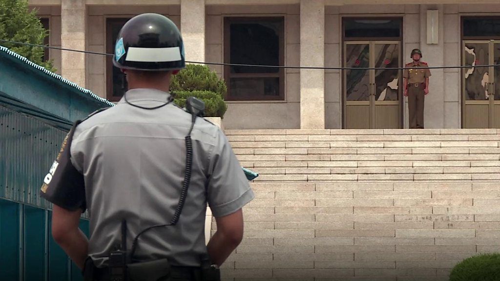 Come on a tour of the village dividing North Korea from the South