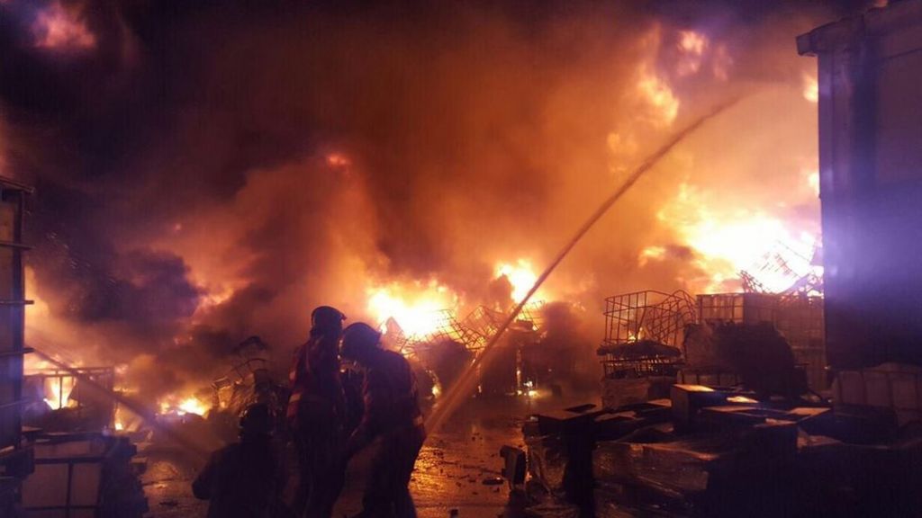 Swinton recycling plant fire residents unable to return home