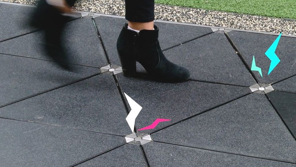 Image result for Footsteps power lights on London's smart street