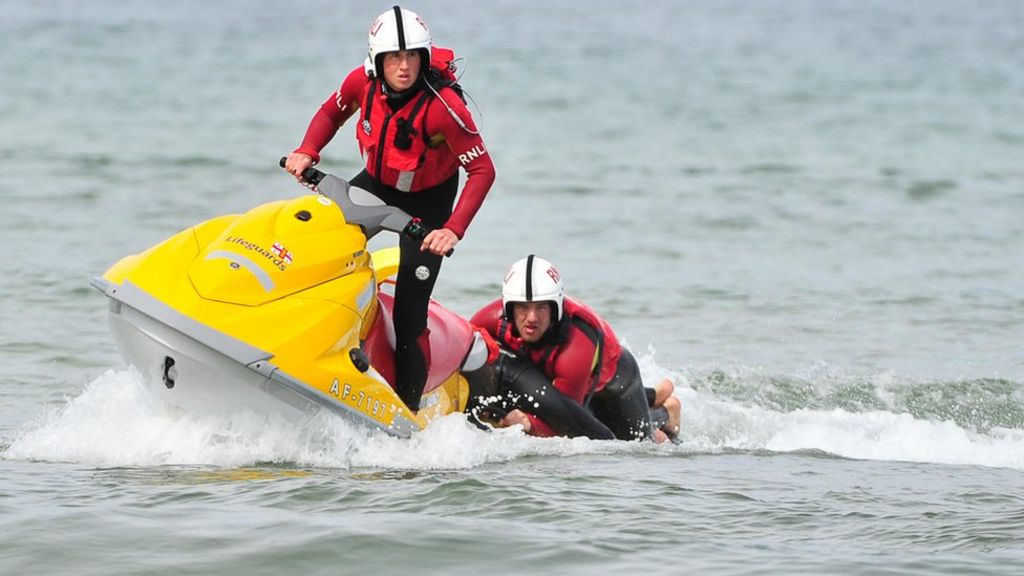 Cranfield Beach Jet Ski Rescue As Teen S Lilo Swept To Sea