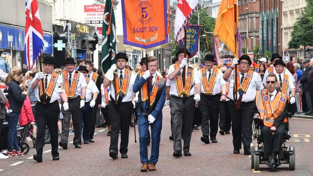 Twelfth Of July Parades To Take Place Across Northern Ireland Bbc News