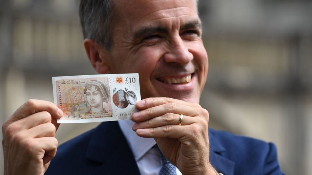 New plastic £10 note featuring Jane Austen unveiled