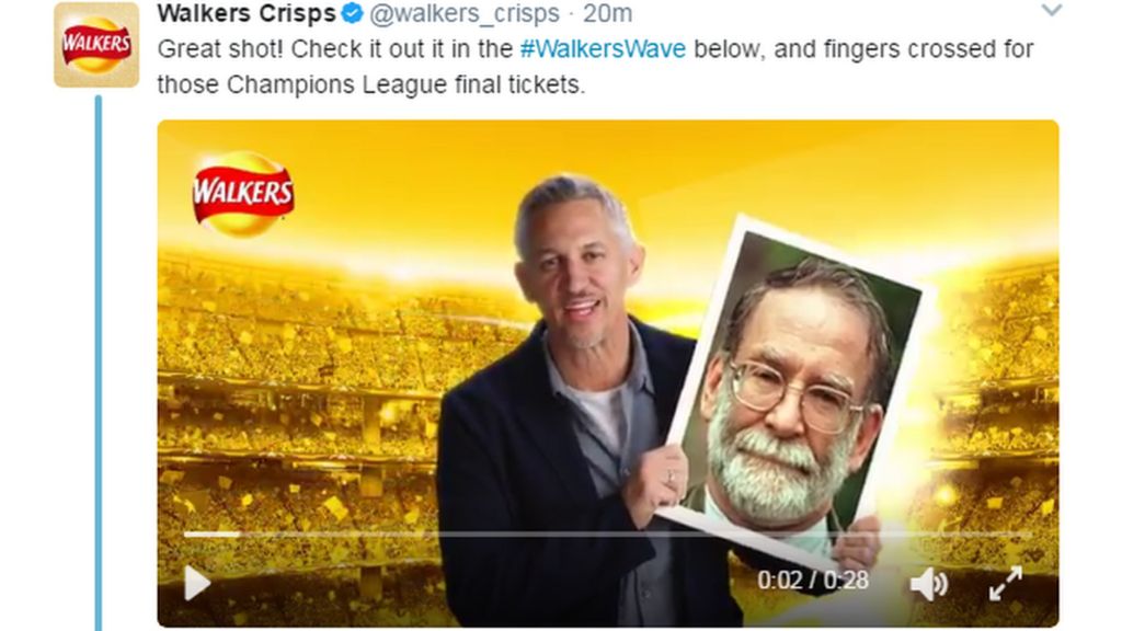 Walkers Crisps Gary Lineker campaign suffers Twitter sabotage