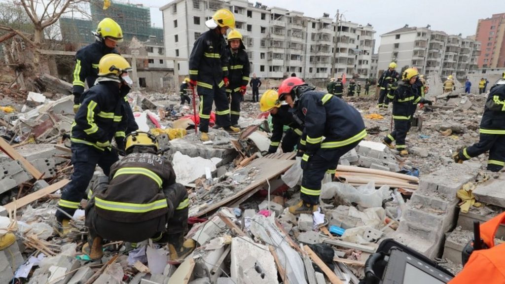 China explosion Ningbo port city rocked by major blast BBC News