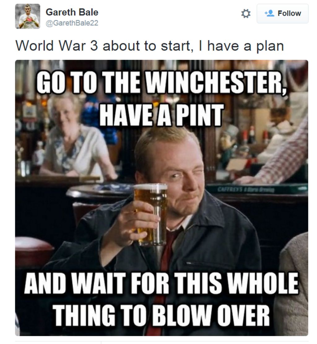 With both alarm and jokes, the term 'World War 3' is ...