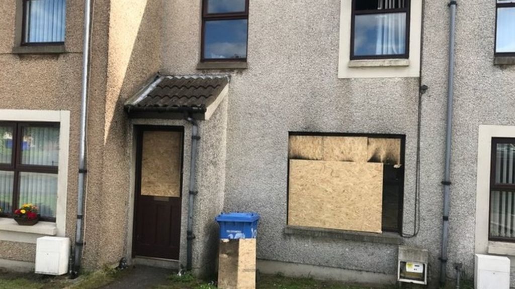 Damage caused to house in Newtownards arson attack