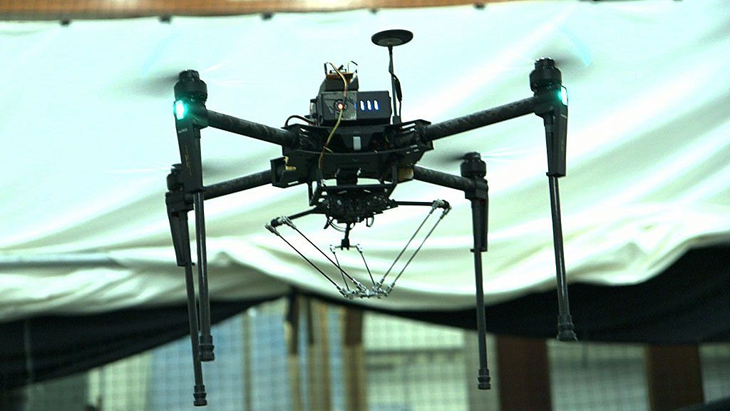 The drone inspired by spiders